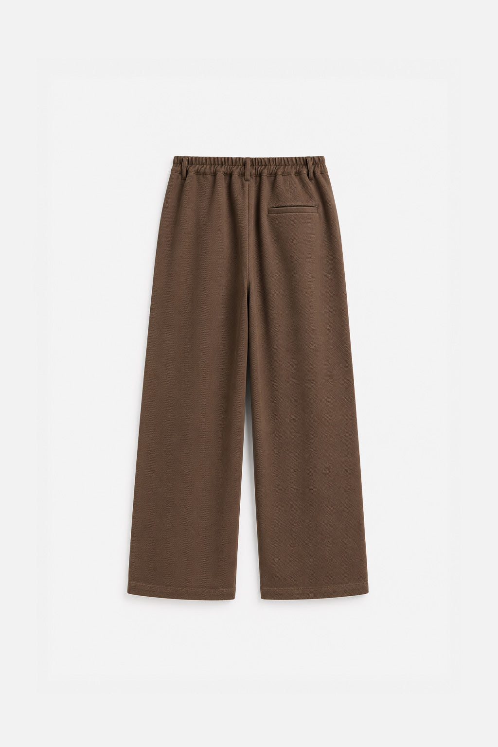 Pantalón Palazzo Pliegues - Marrón