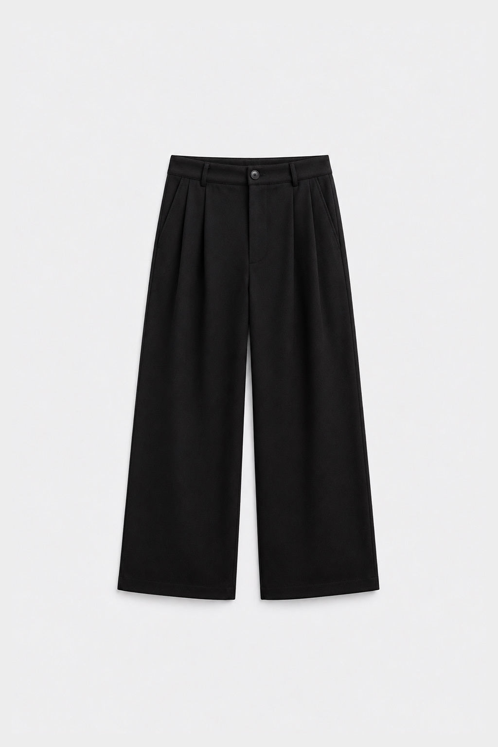 Pantalón Palazzo Pliegues - Negro