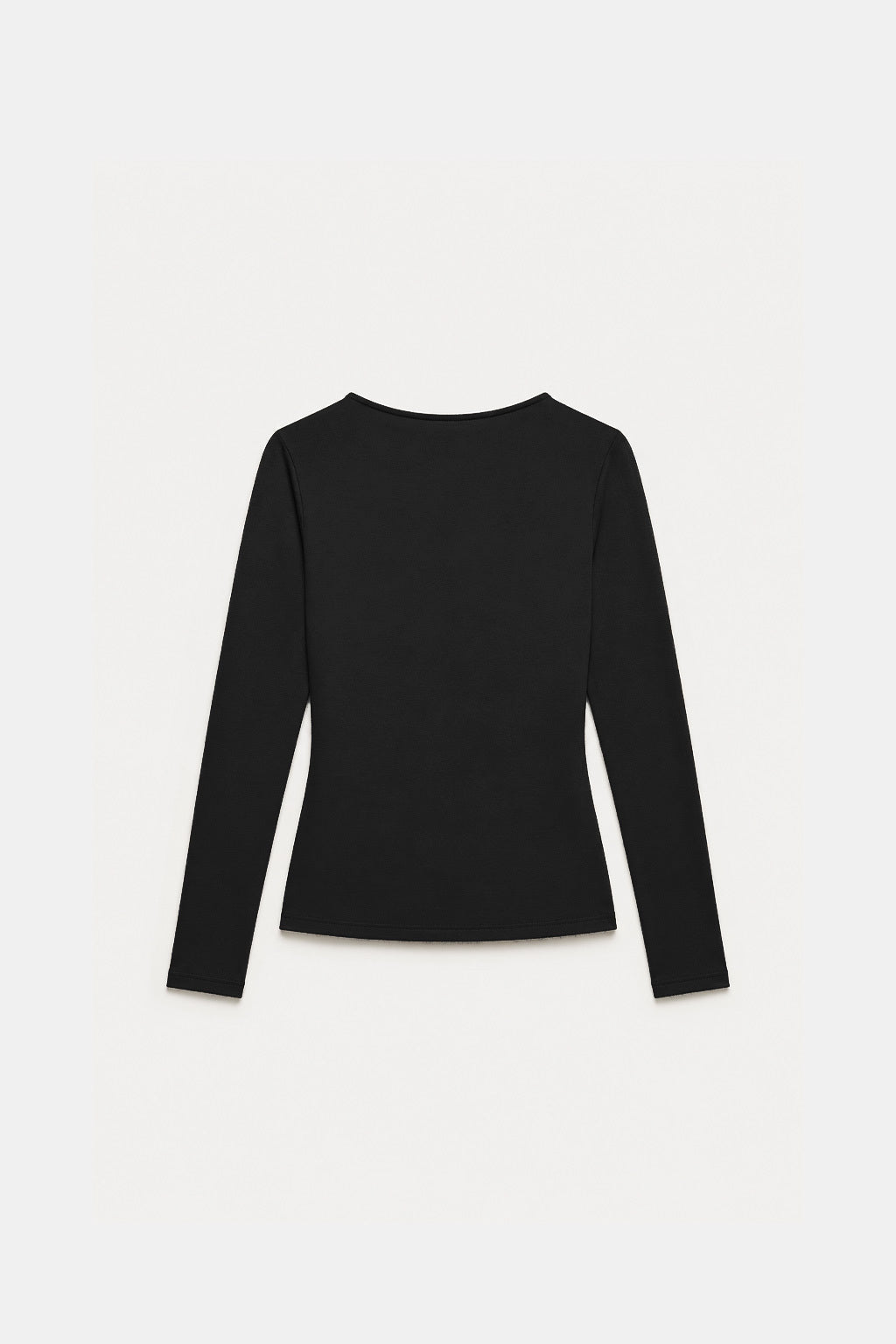 Top Drapeado Cuello Alto - Negro