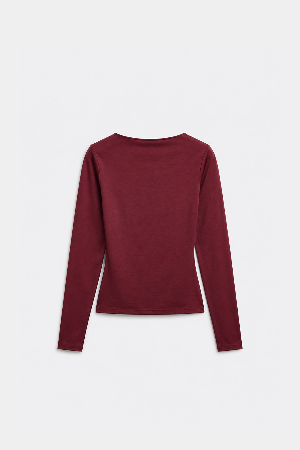 Top Drapeado Cuello Alto - Vino