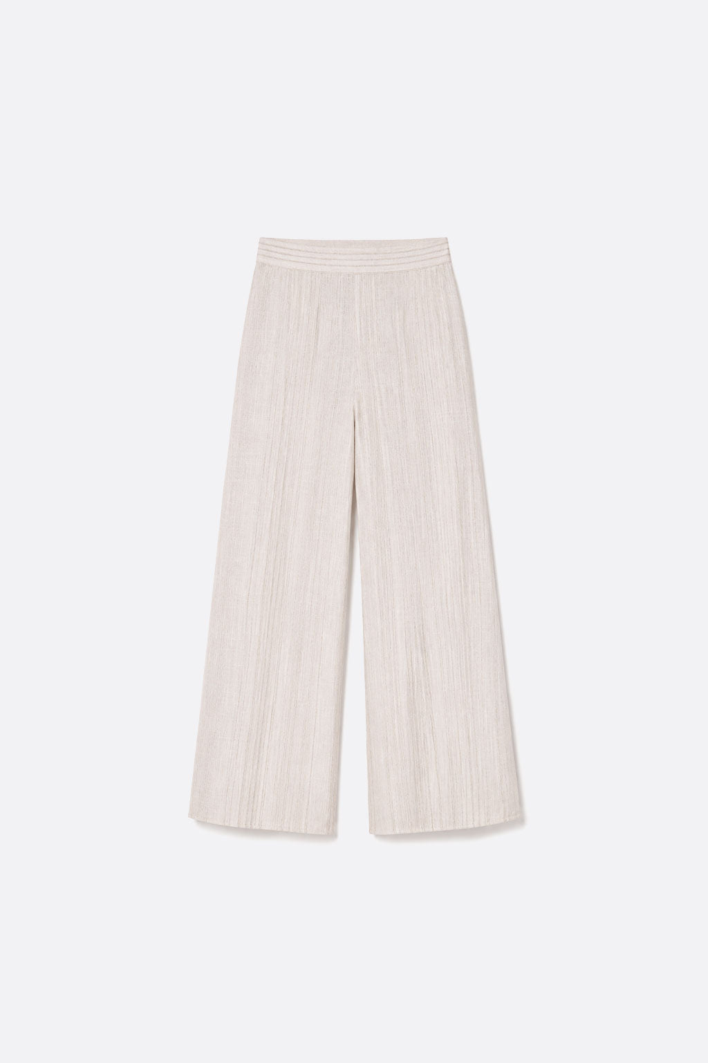 Pantalón Fluido Print Rayas - Sand