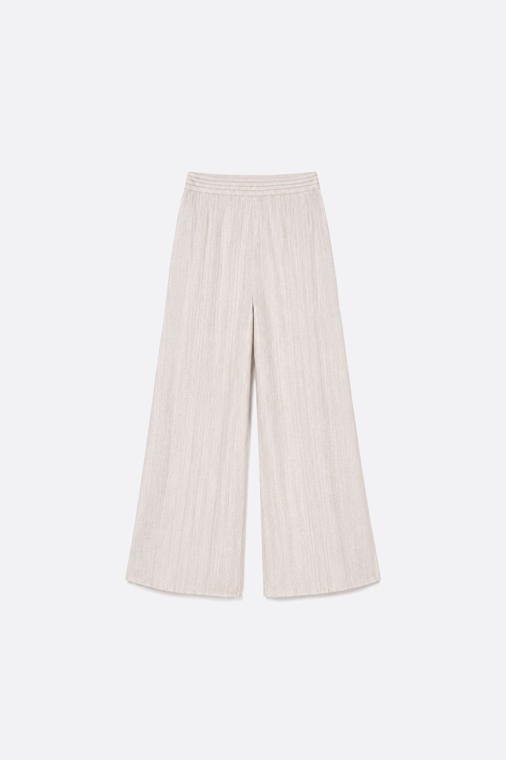 Pantalón Fluido Print Rayas - Sand