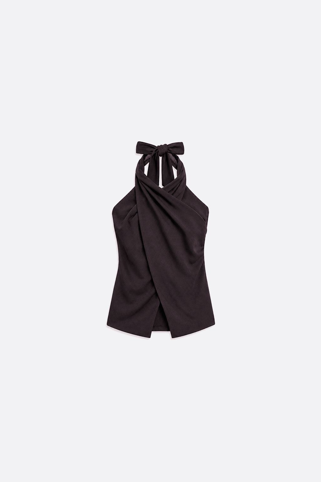 Top Halter Cruzado - Negro