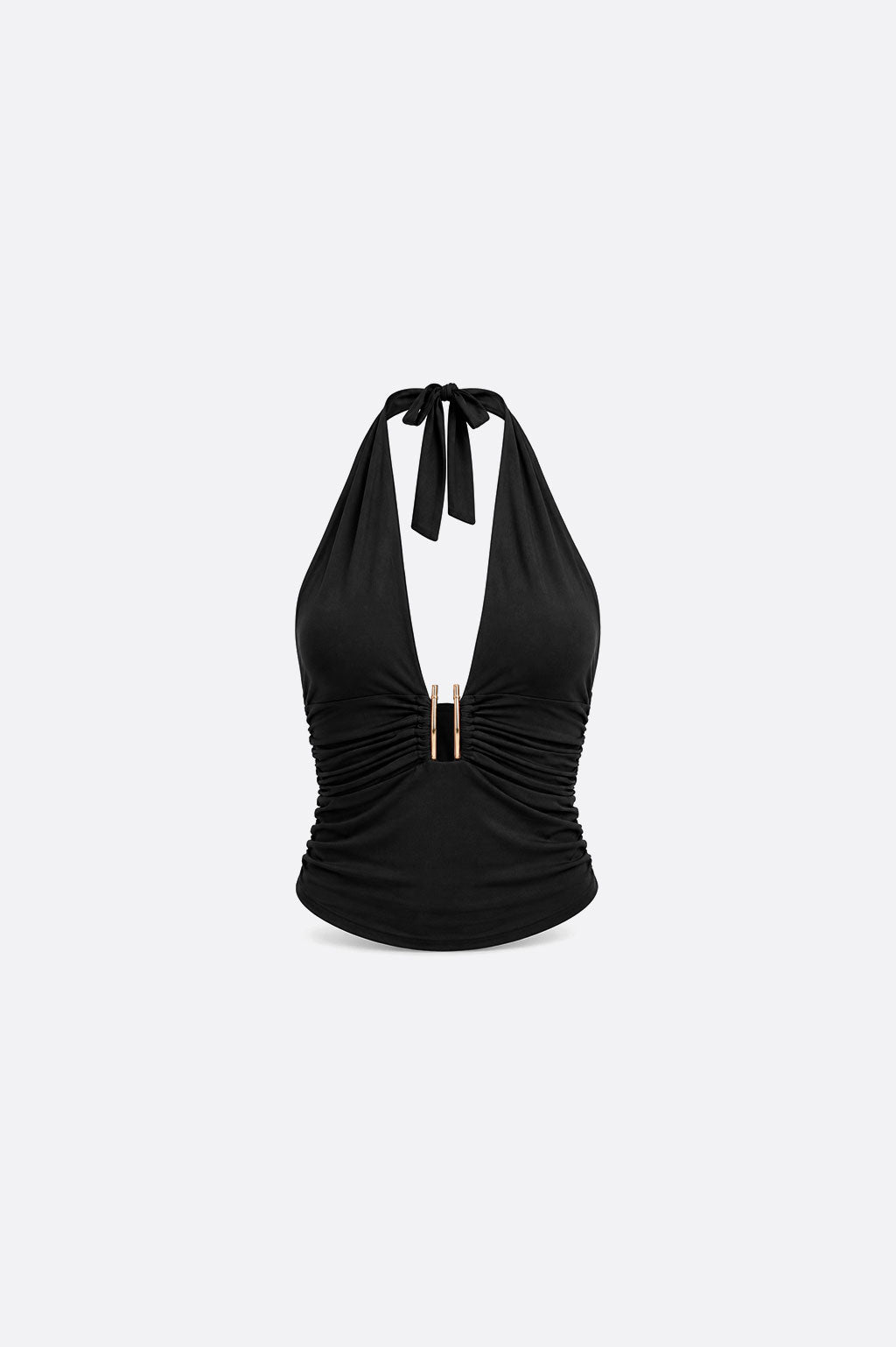 Top Halter Luxe - Negro