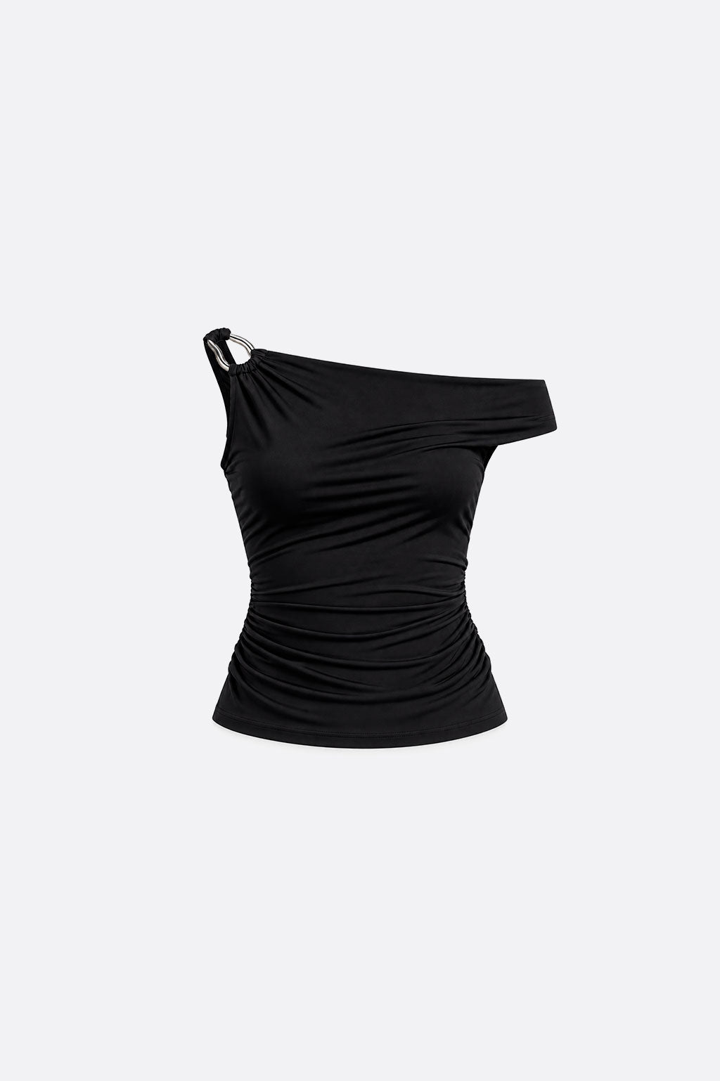 Top Minimal One Shoulder - Negro