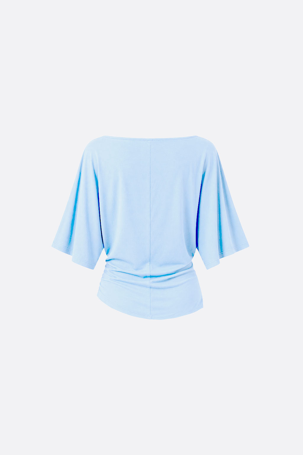 Blusa Básica Manga Amplia - Celeste