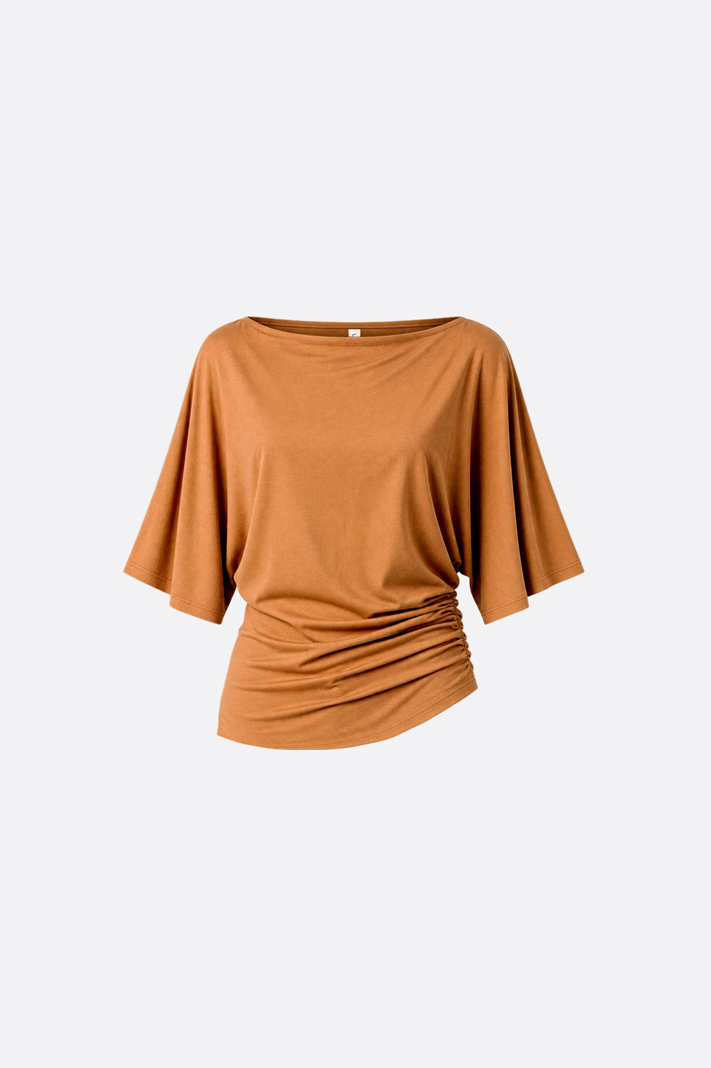 Blusa Básica Manga Amplia - Camel