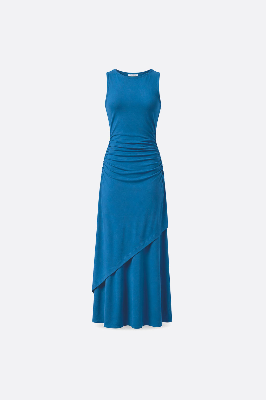 Vestido Midi Asimétrico - Cobalto