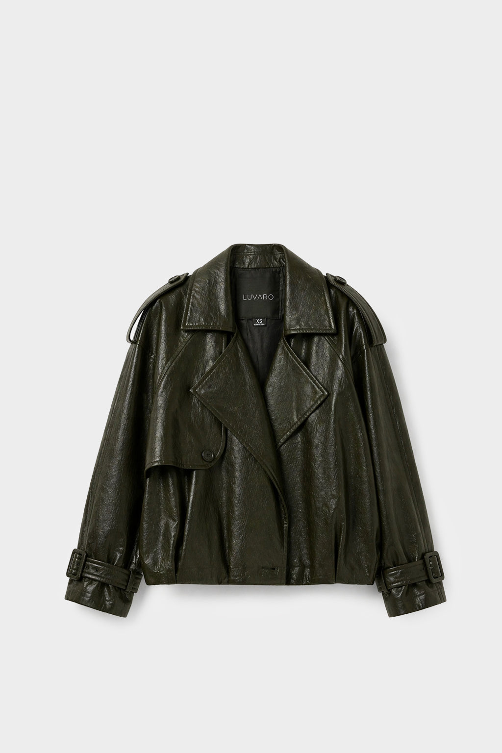 Casaca Crop Oversize - Verde Oliva