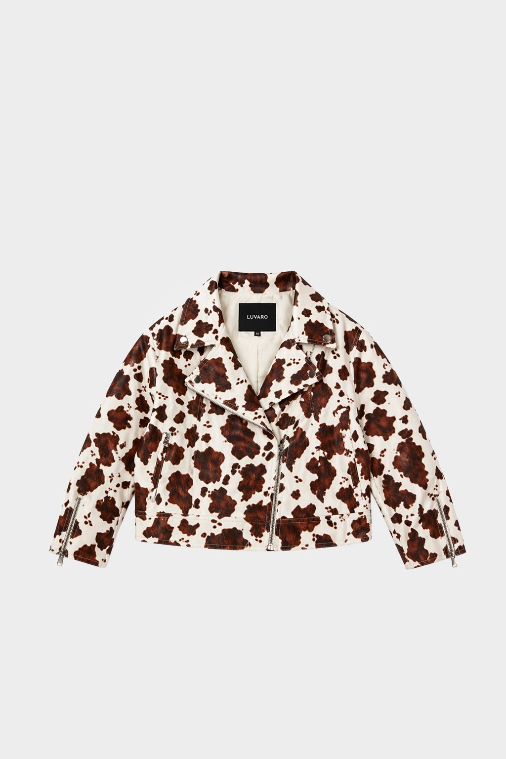 Cazadora Leather Cow - Print vaca