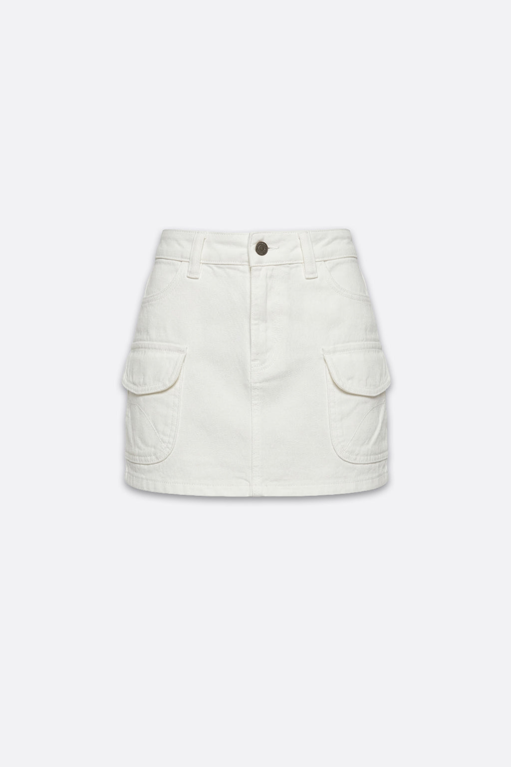 Falda Bolsillos Cargo - Perla