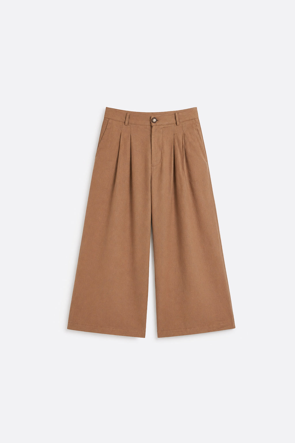 Pantalón Culotte con Pliegues - Toffe