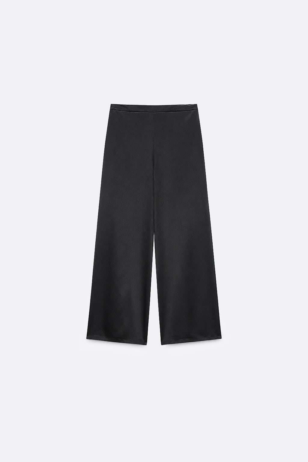 Pantalón Holgado Satín - Negro
