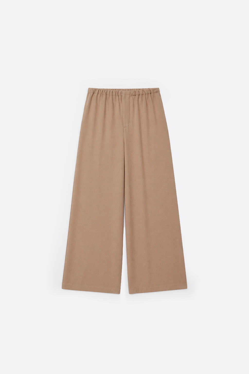 Pantalón Recto Pliegues - Kakhi