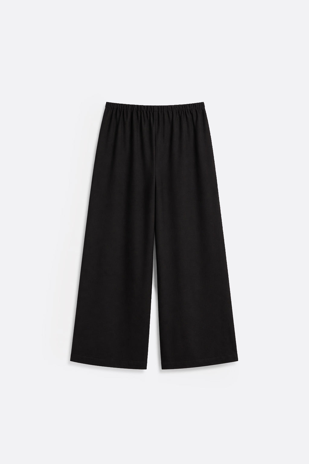 Pantalón Recto Pliegues - Negro