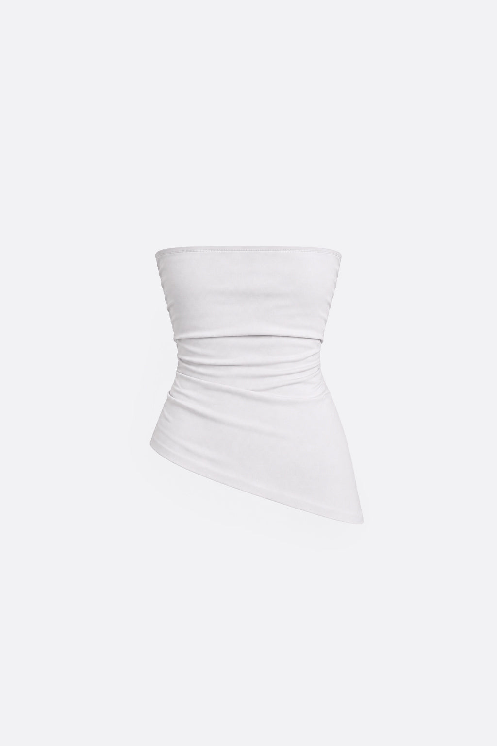 Top Strapless Pliegues - Perla