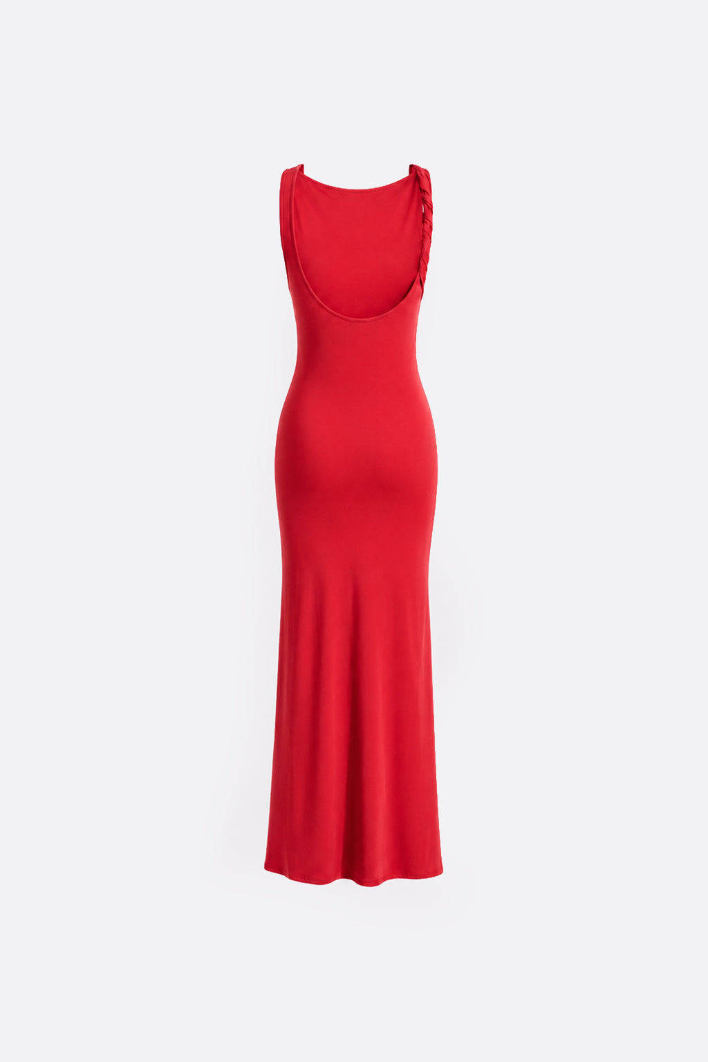 Vestido Asimétrico Twist - Rojo