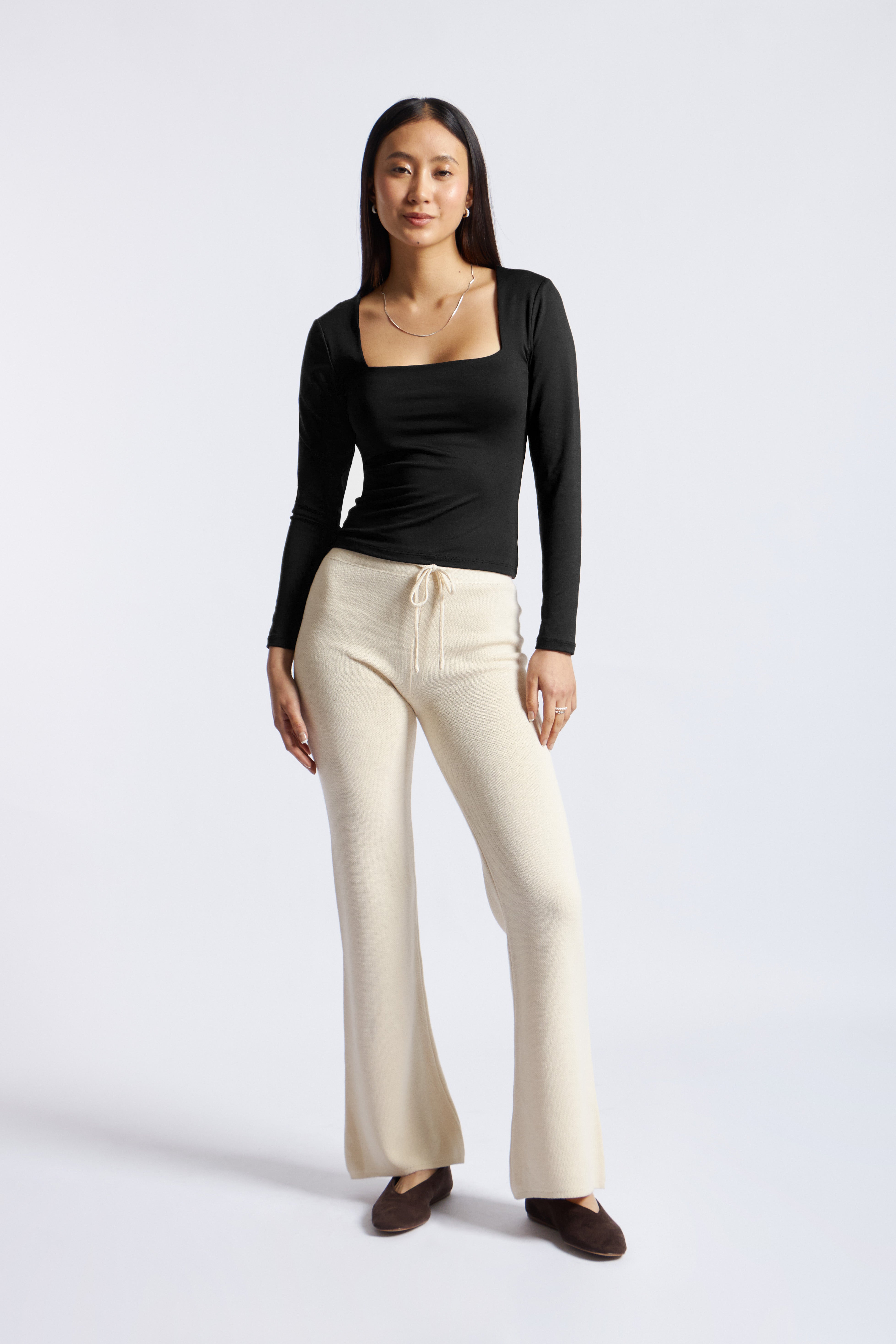 Top Escote Cuadrado - Negro