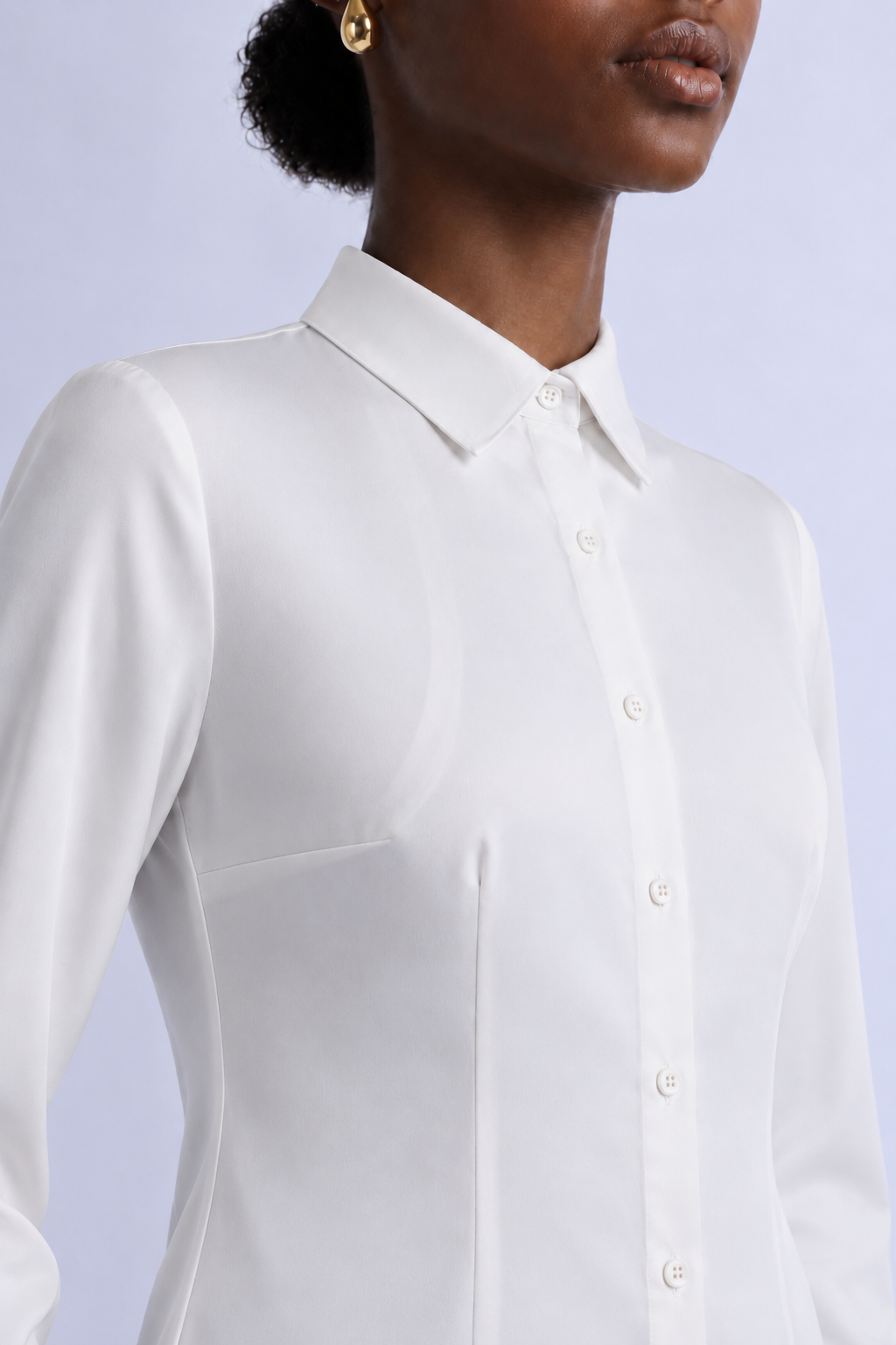 Blusa Satín Luxe - Perla