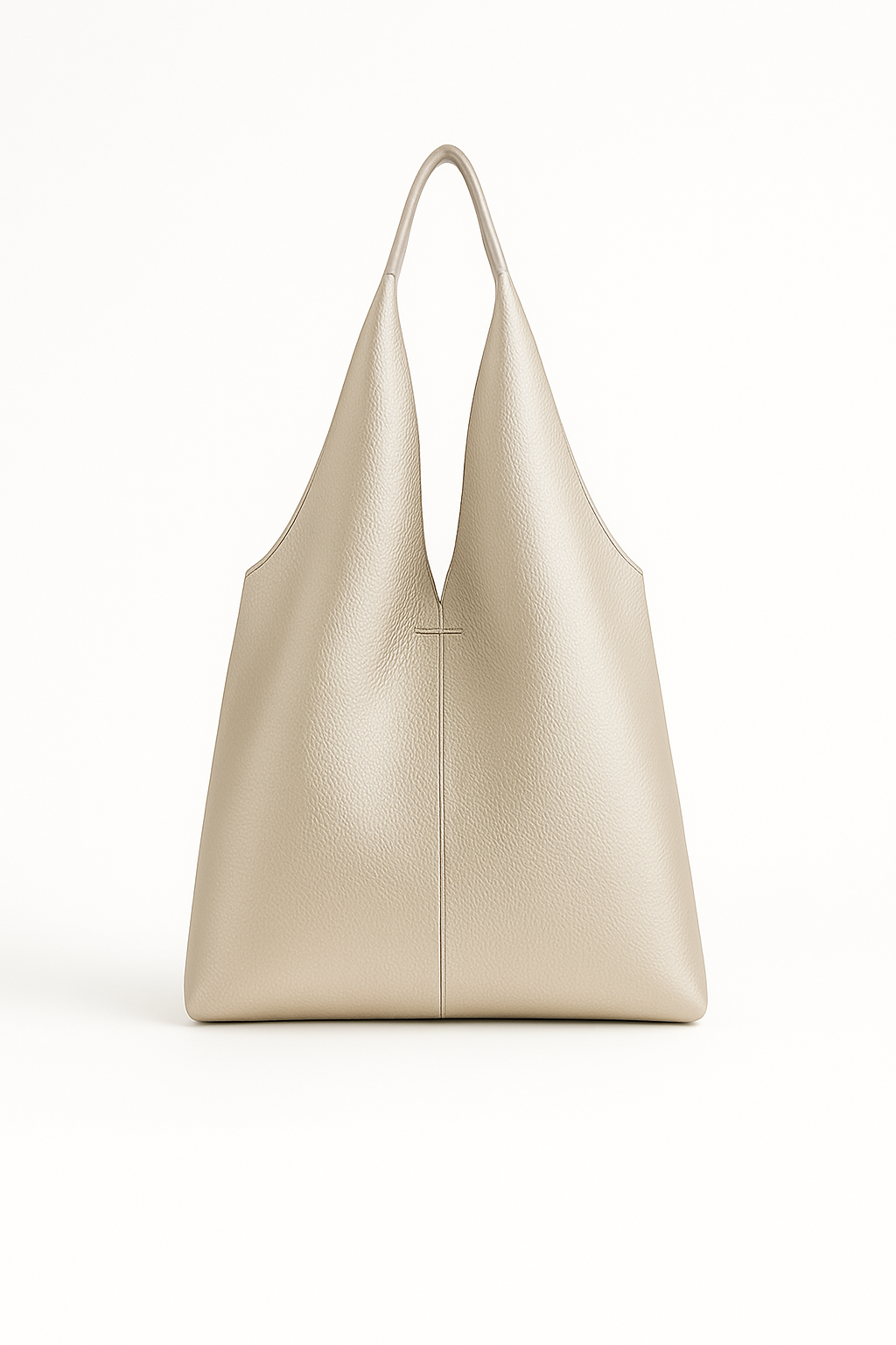 Bolso minimalista en V - Dorado