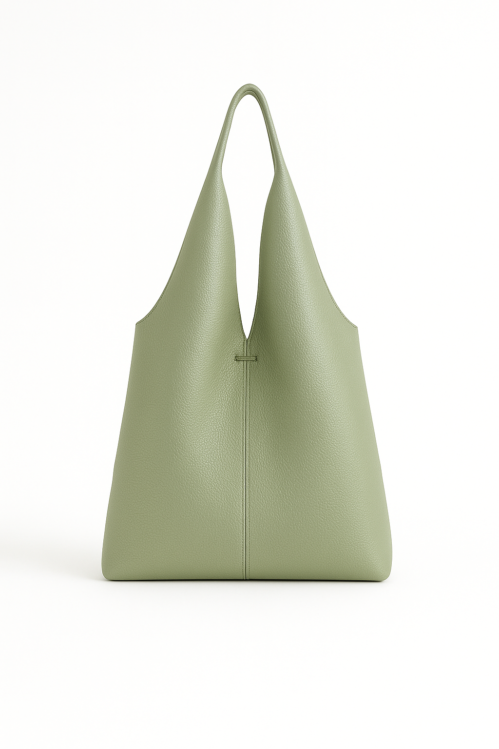 Bolso minimalista en V - Verde