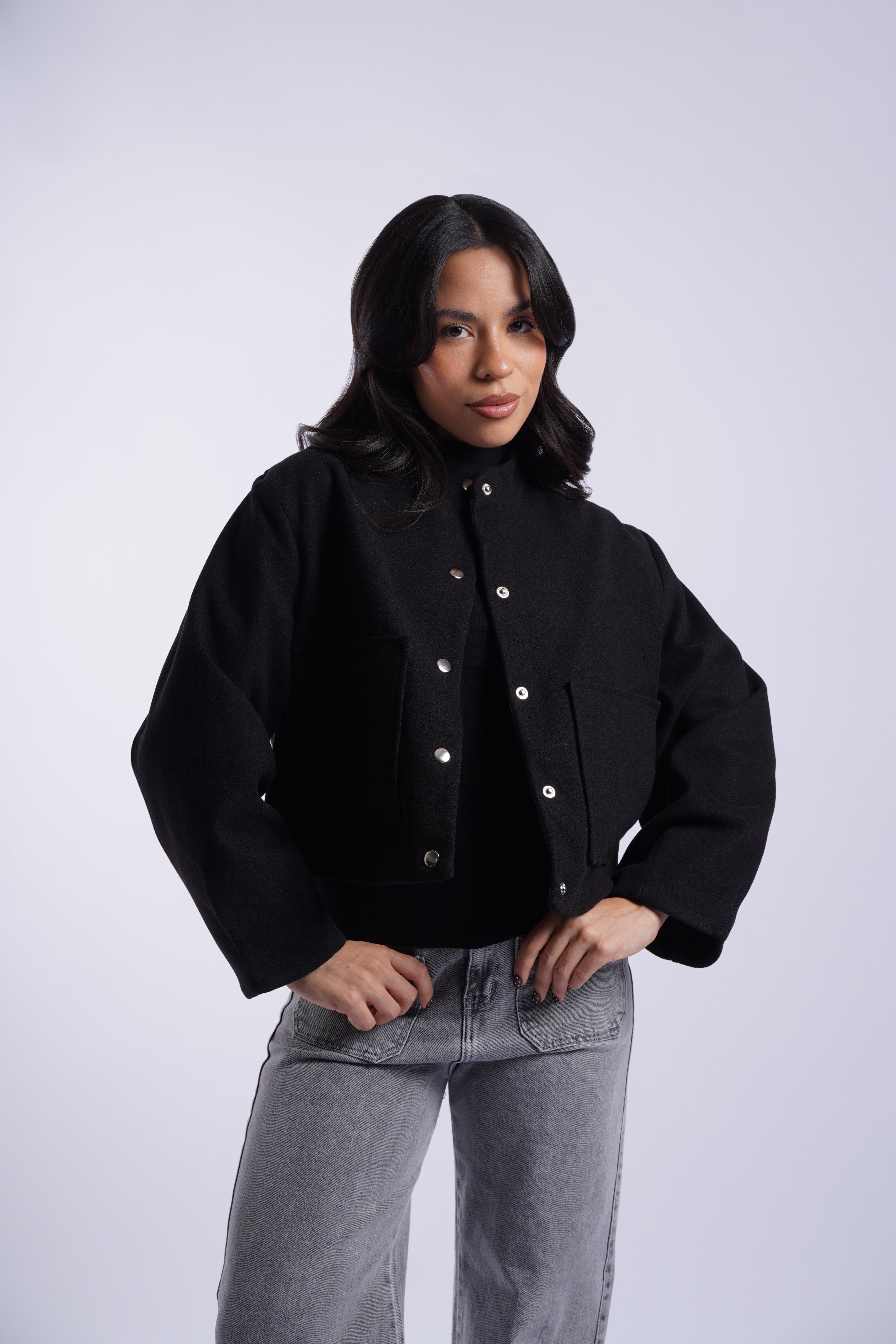 Casaca Bomber - Negro