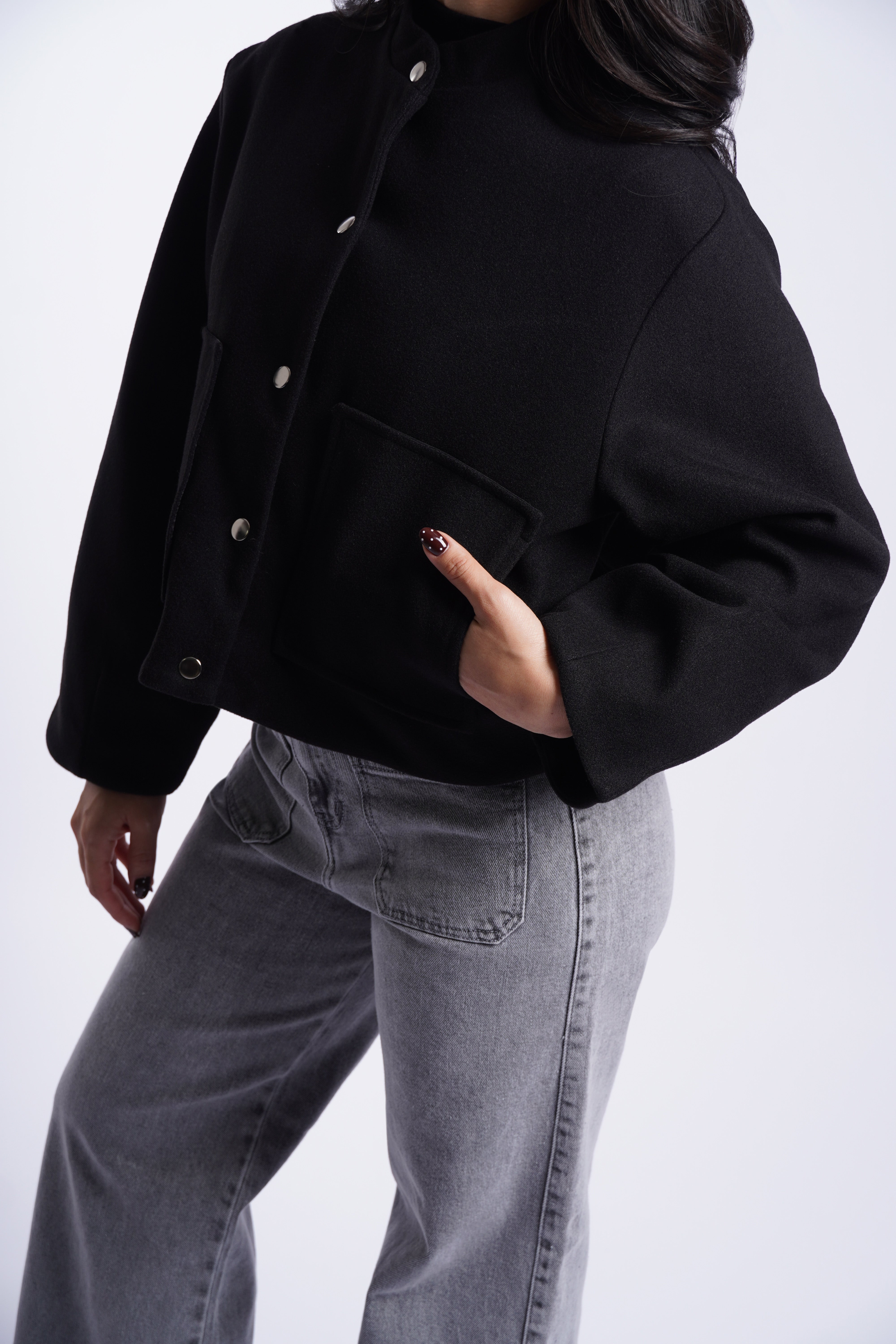 Casaca Bomber - Negro