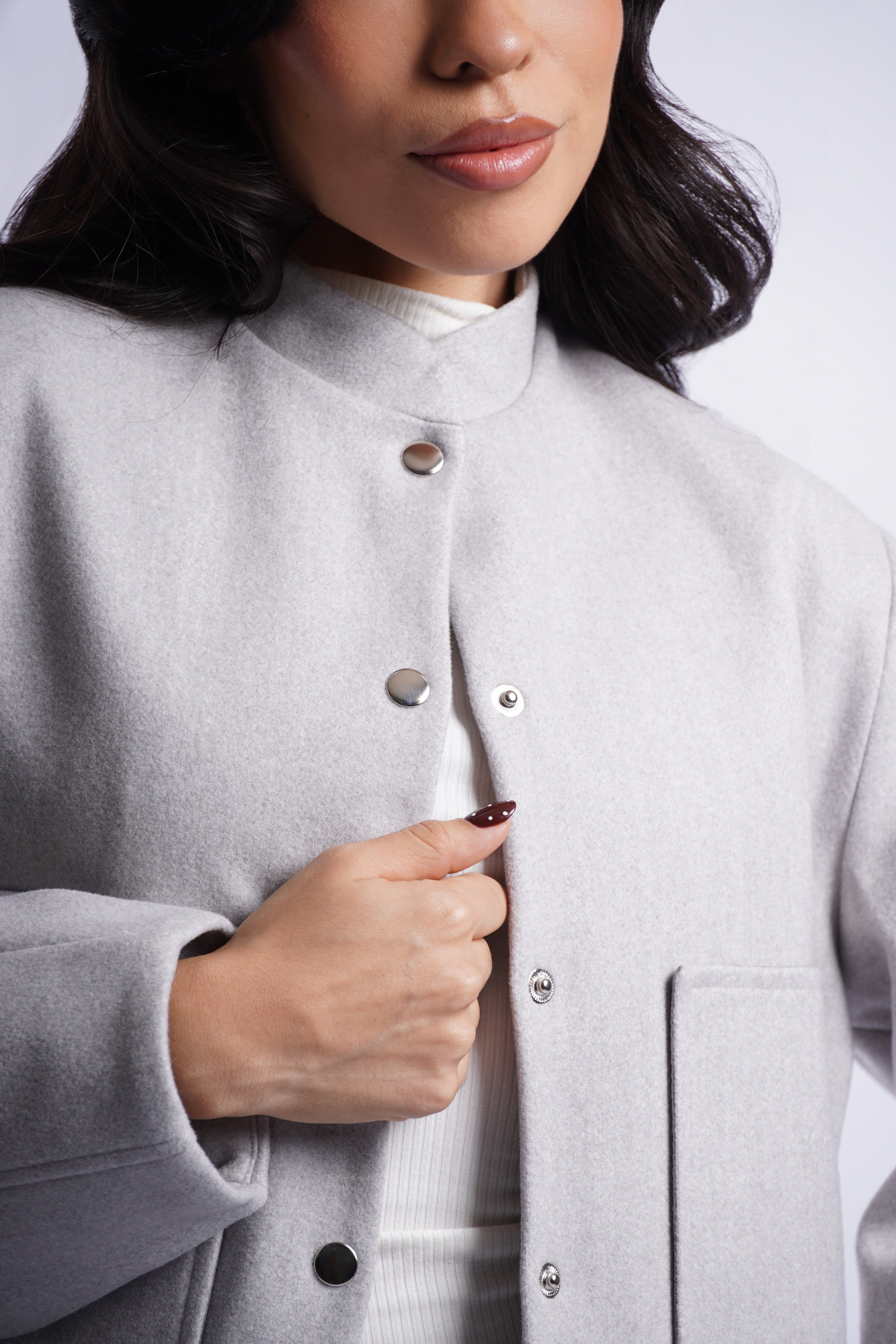 Casaca Bomber - Gris