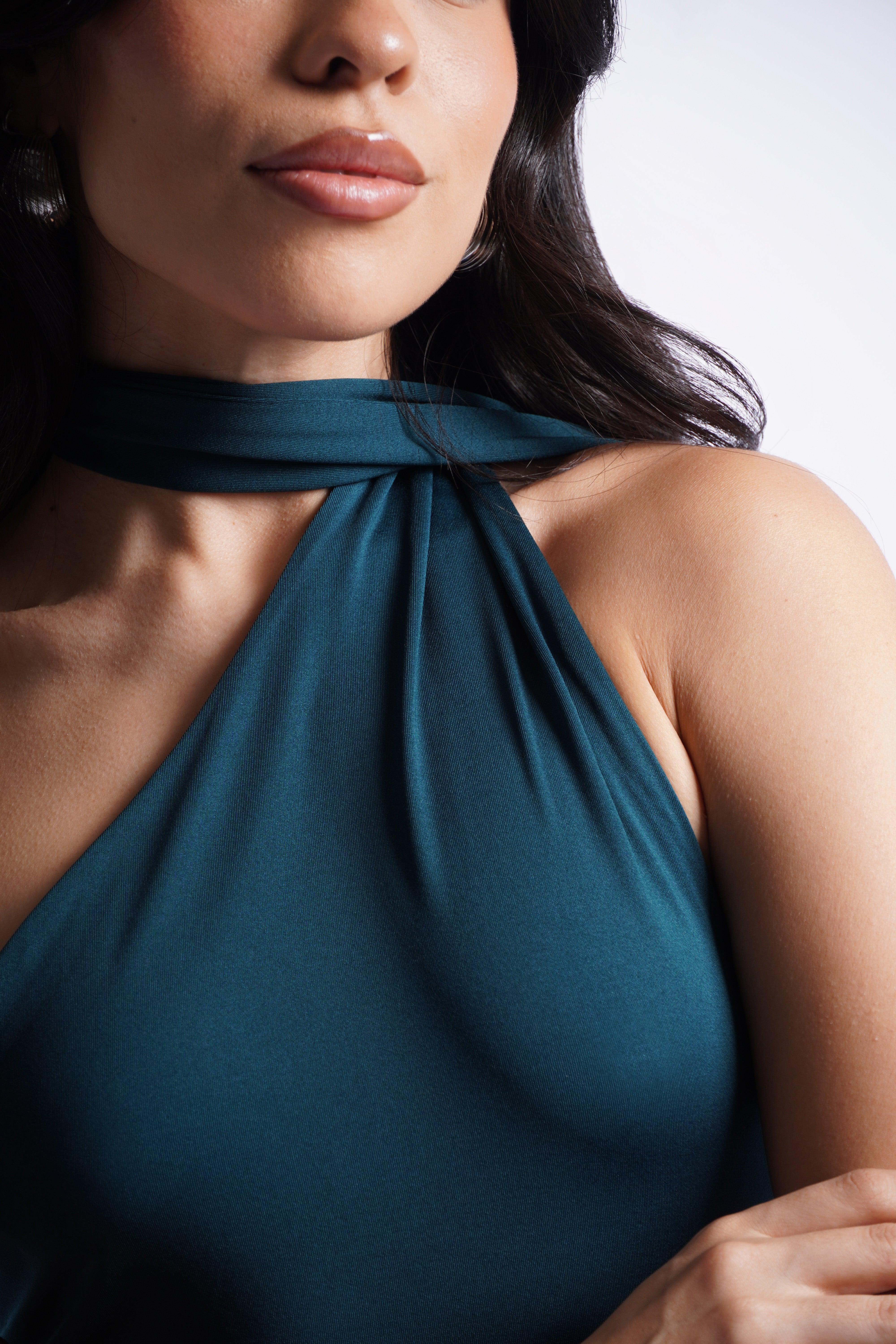 Vestido Atenas - Verde Botella
