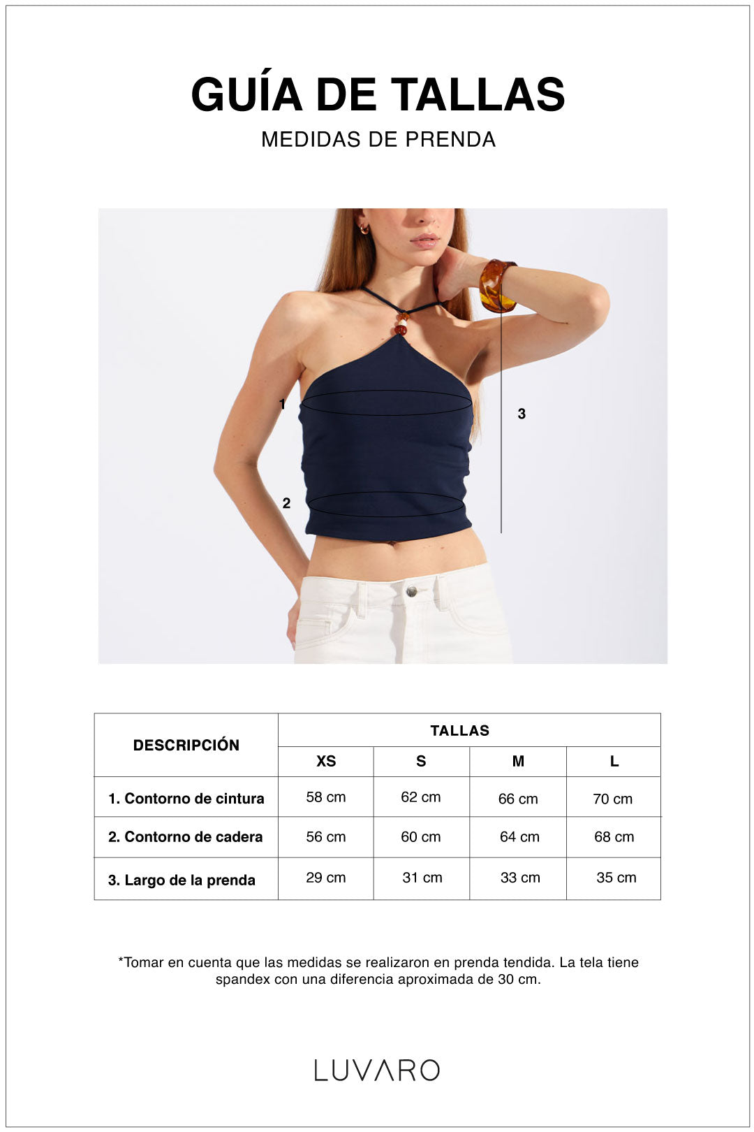 Crop Top Halter Cuentas - Arena
