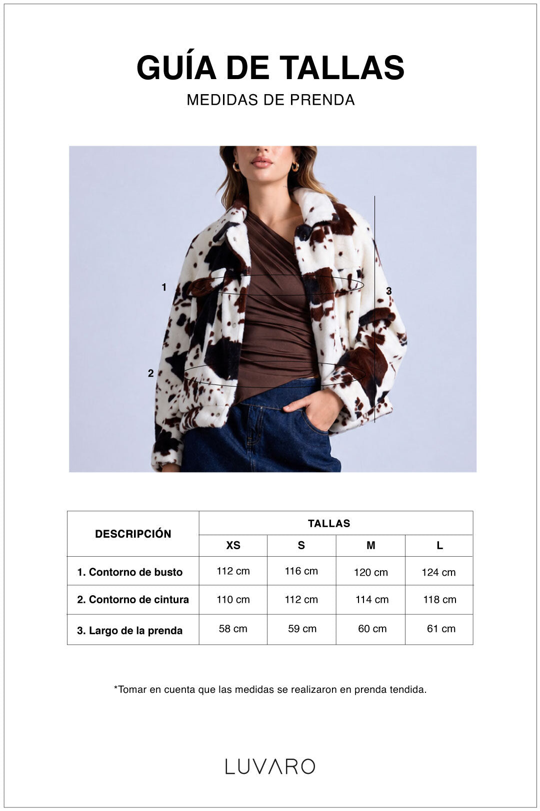 Cazadora Efecto Pelo Cow - Cow print