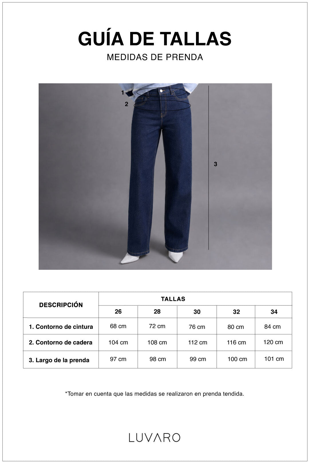 Pantalón Denim Barrel Tiro Alto - Azul Índigo