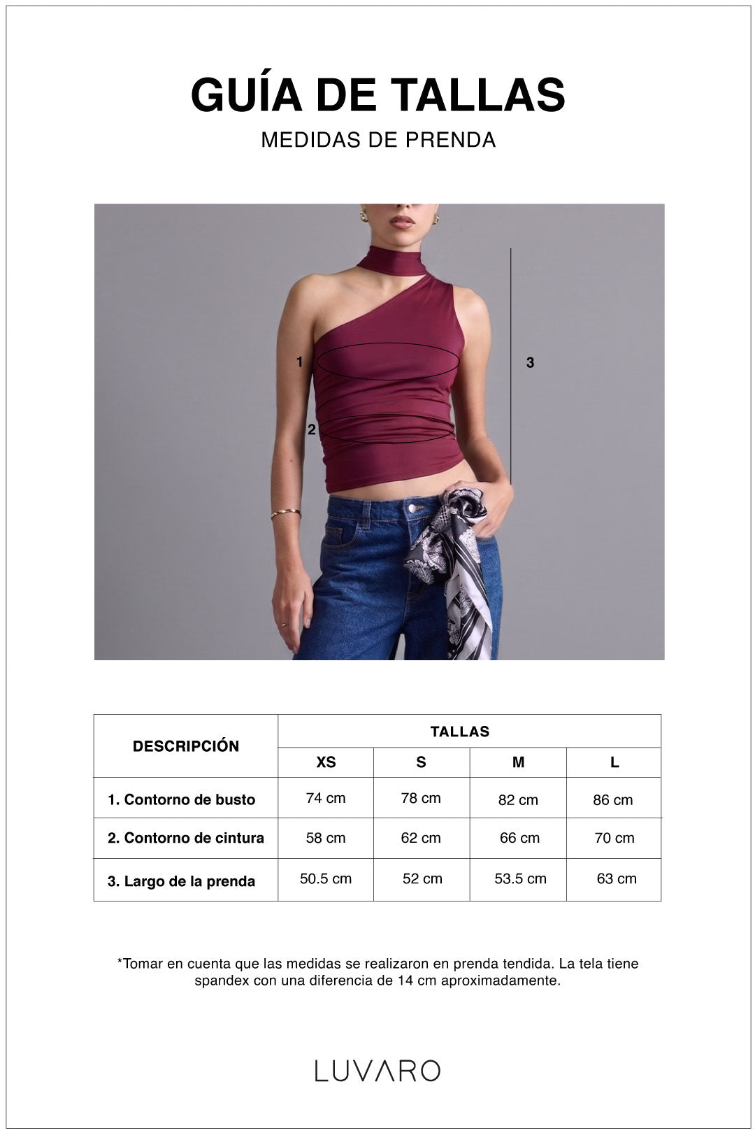 Top Asimétrico con Collarin - Vino