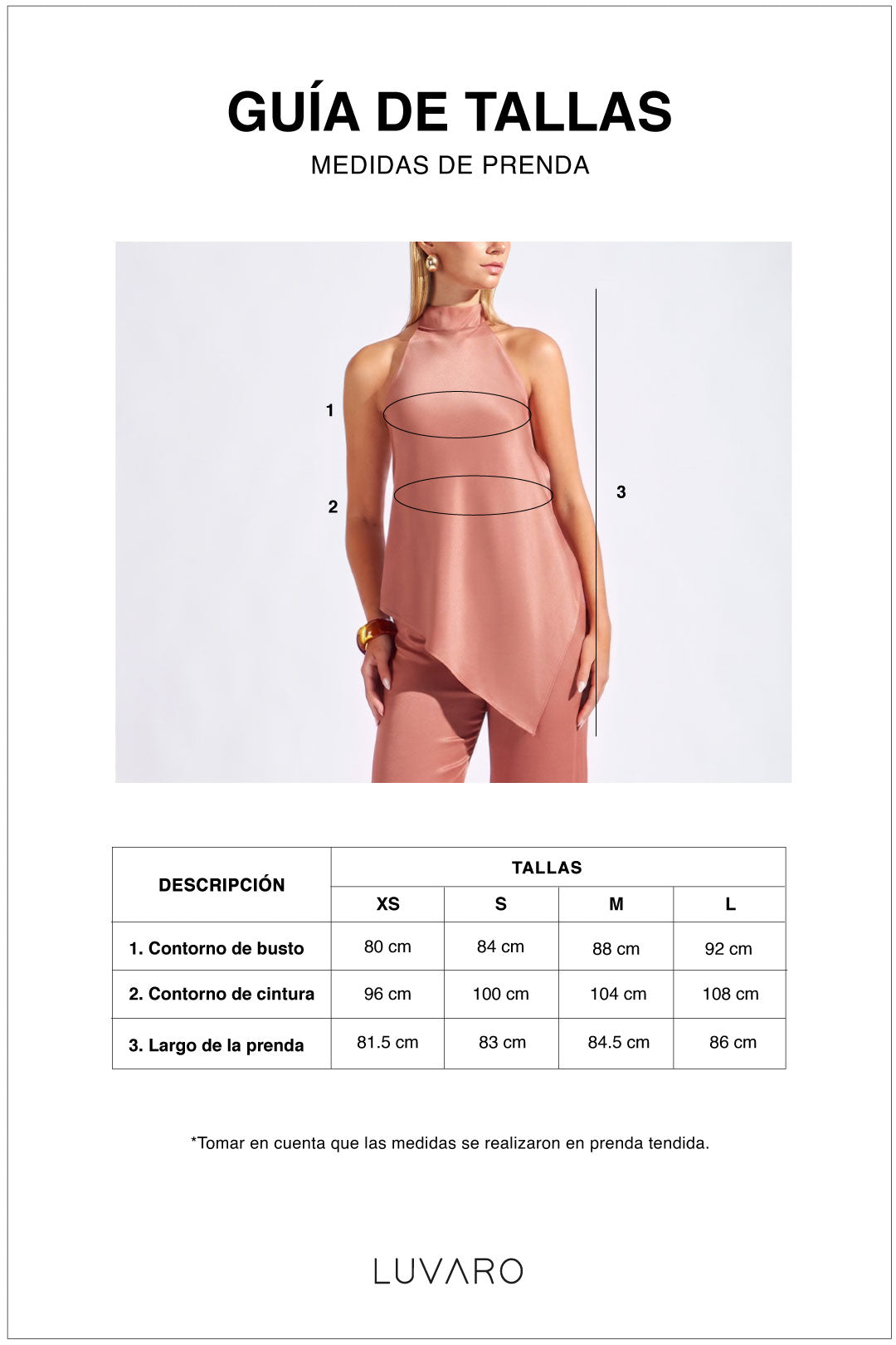Top Halter Asimétrico - Beige