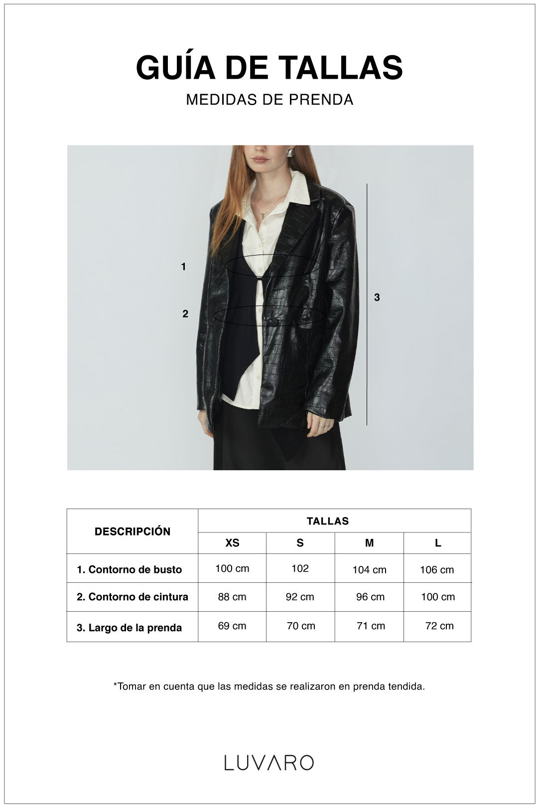 Blazer Leather Textura - Negro
