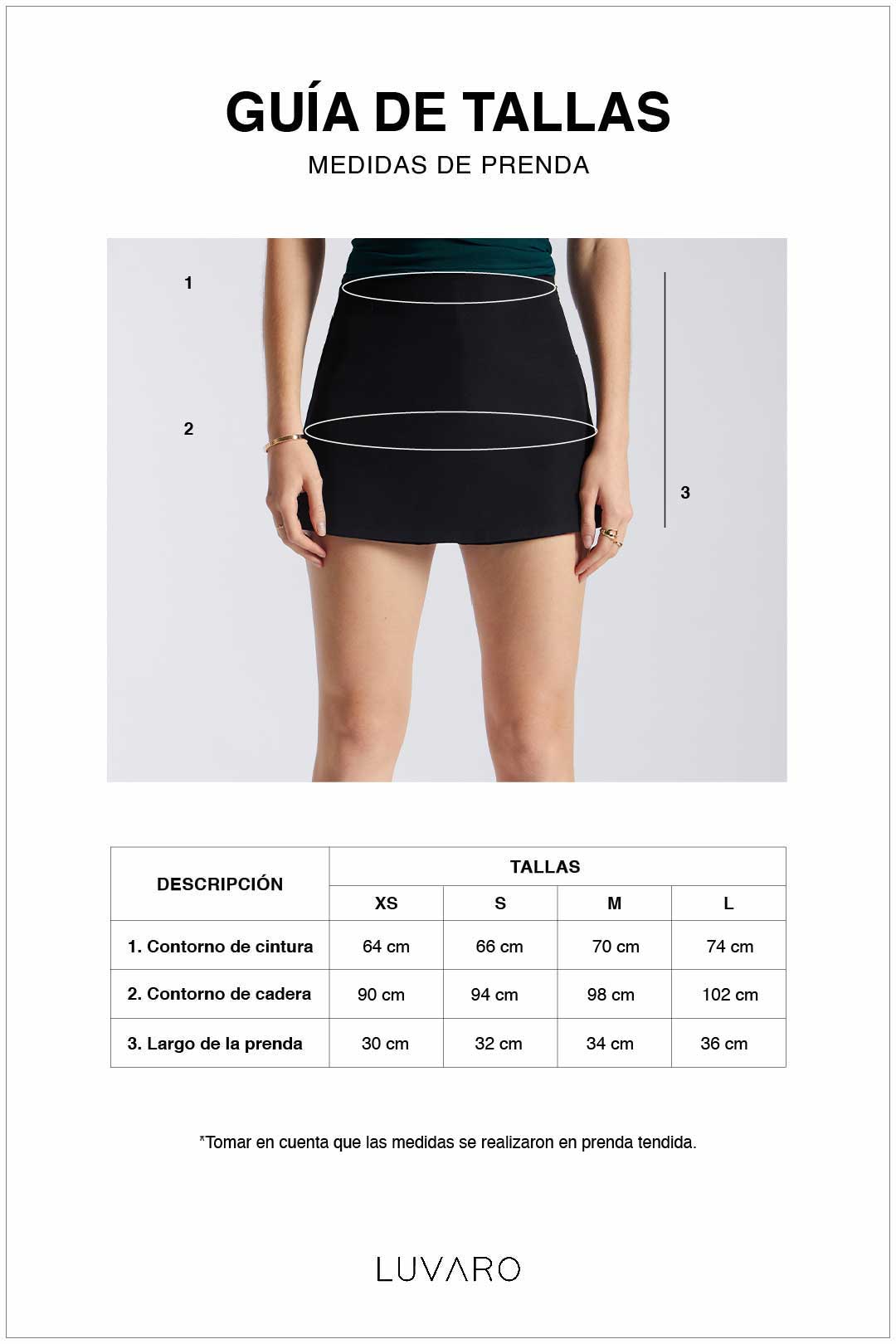 Falda Short Básica Pinzada - Verde