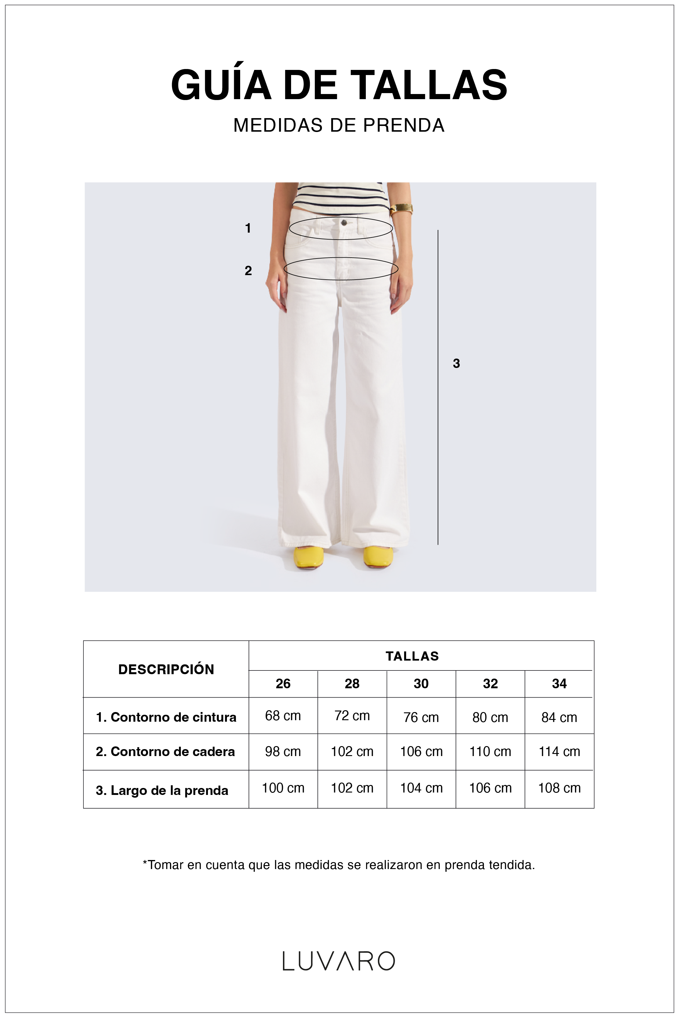 Pantalón Drill Wide 90 - Amarillo