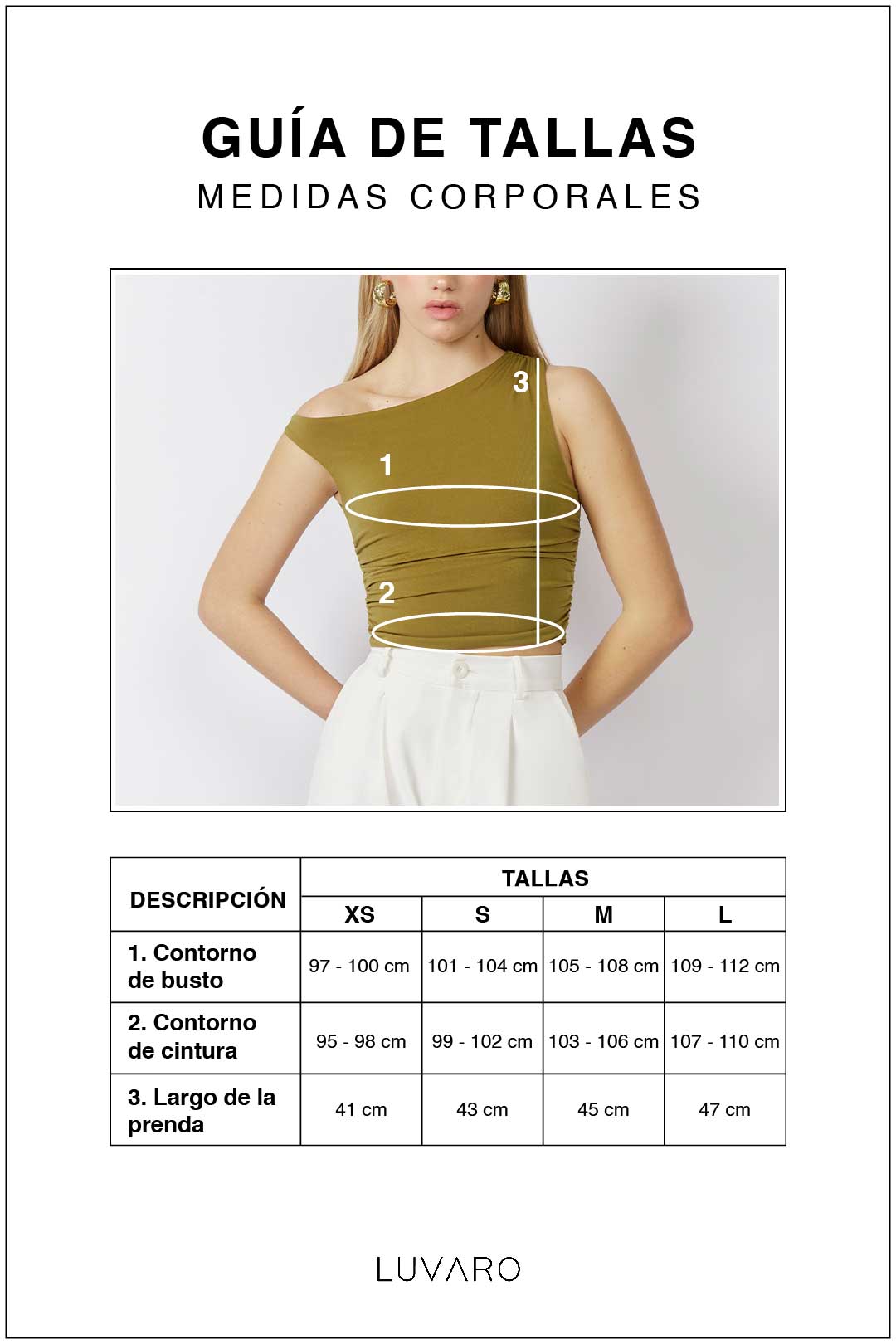 Top Asimétrico One Shoulder - Marrón