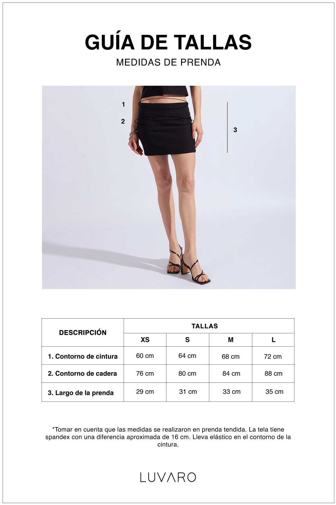 Falda Mini Recta - Perla