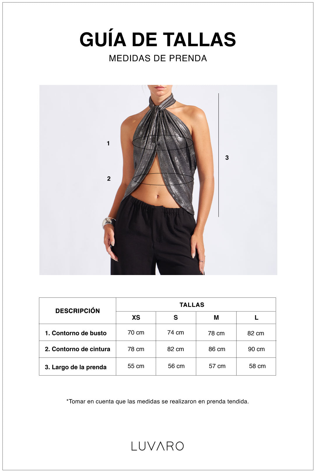 Top Cuello Cruzado Fular - Manzana