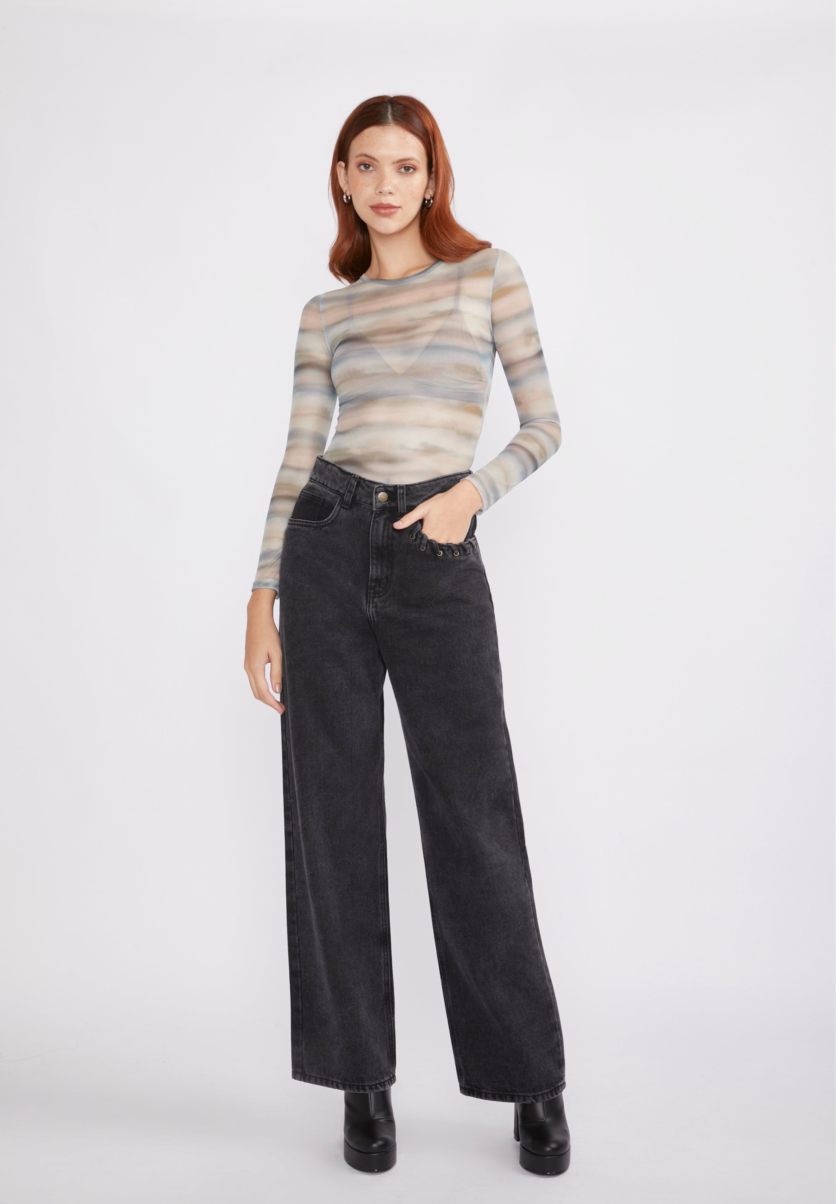 Body Ibiza - Estampado Celeste