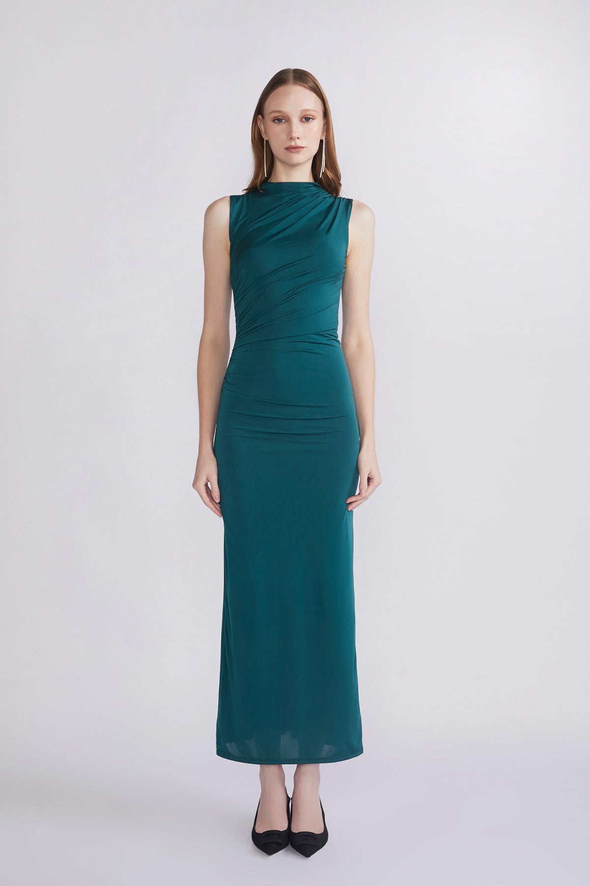 VESTIDO ENTERIZO CUADRITOS