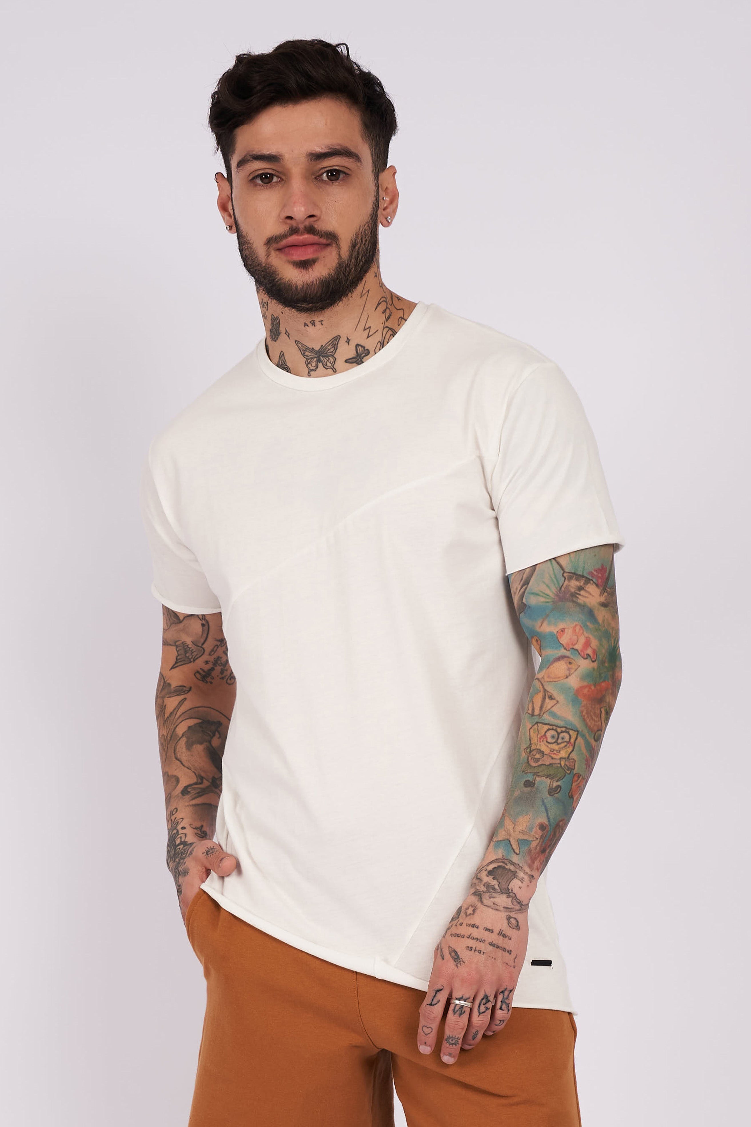Asymmetric Tee - Melange