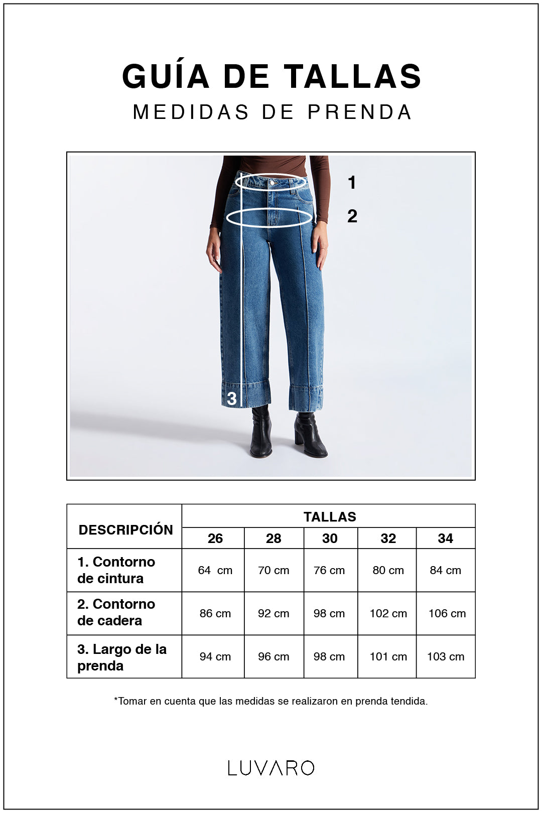 Pantalón Denim Wide Leg - Ecru