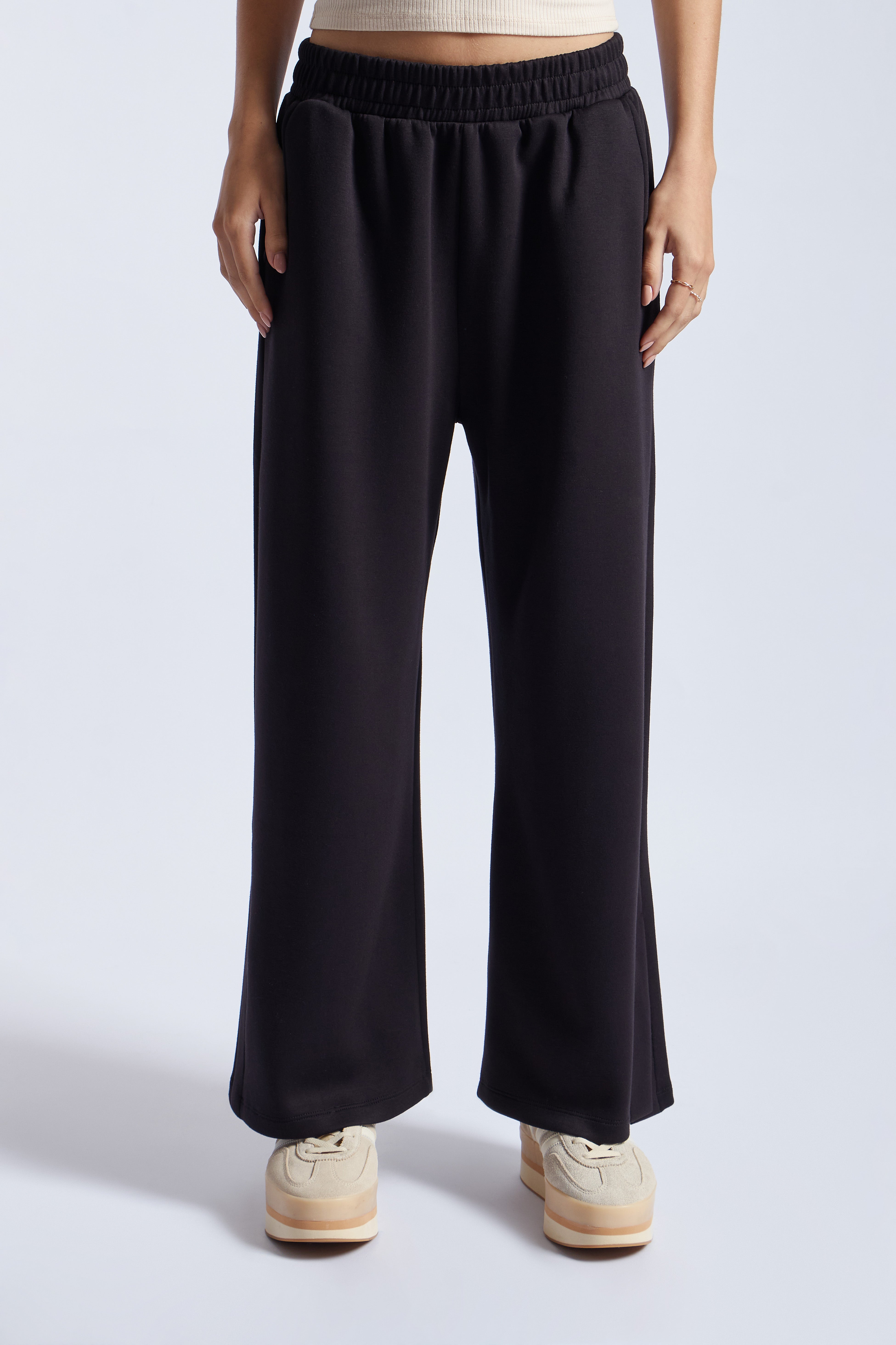 Pantalón Básico Elástico - Negro