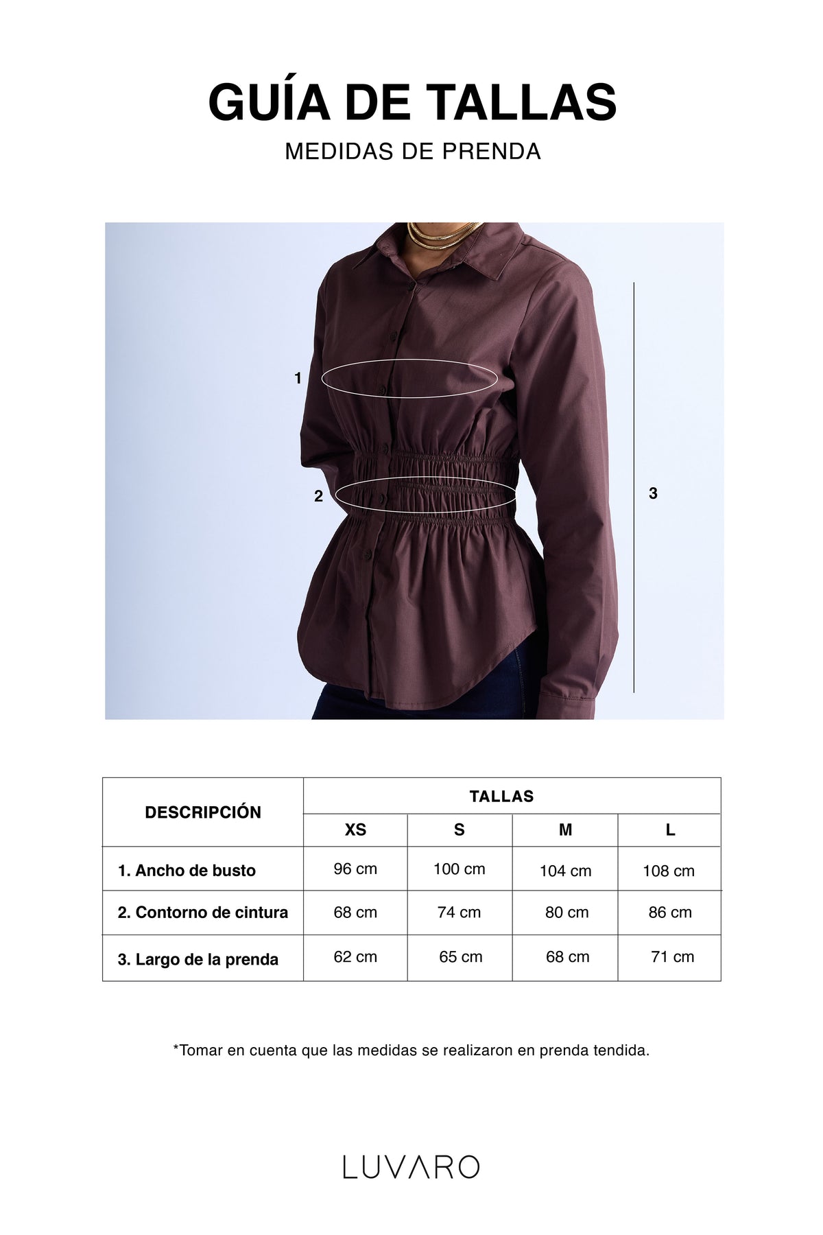 Blusa Clásica Cinturón - Beige