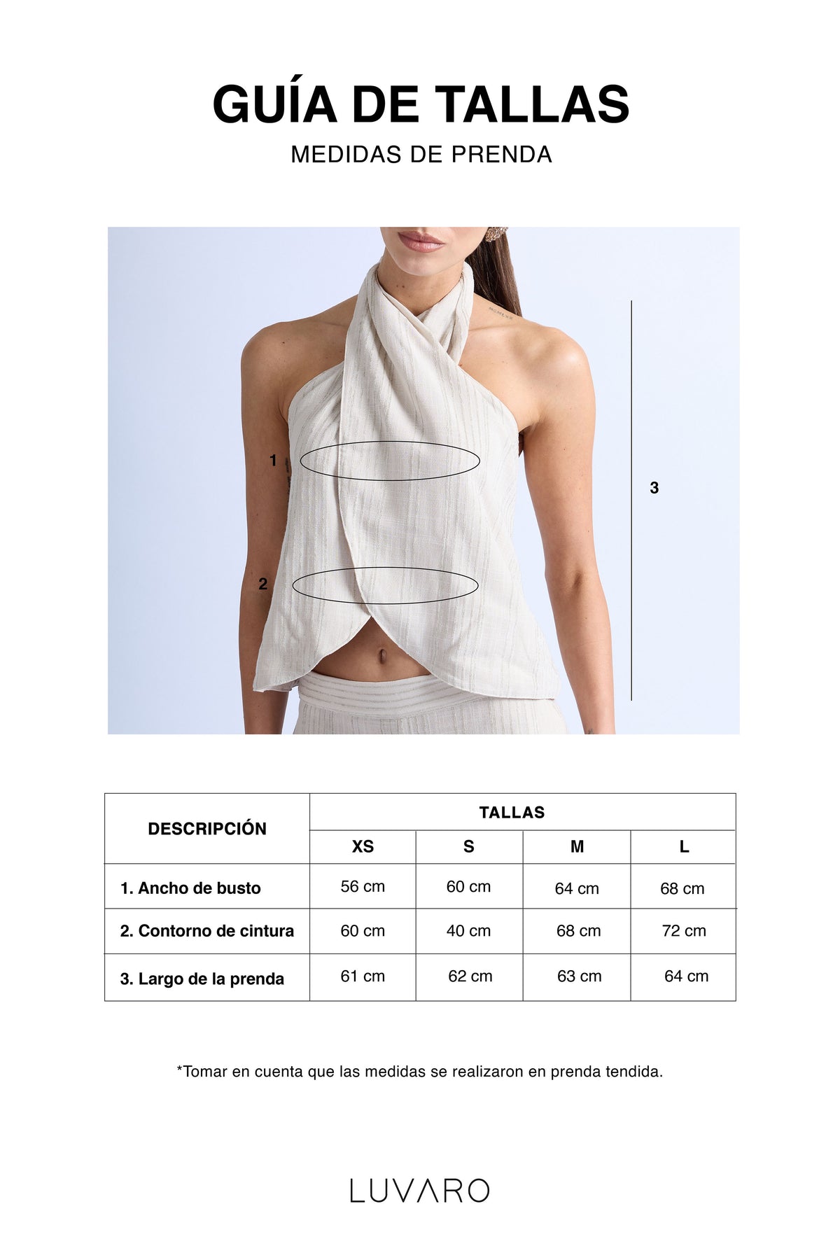 Blusa Cruzada Halter - Negro