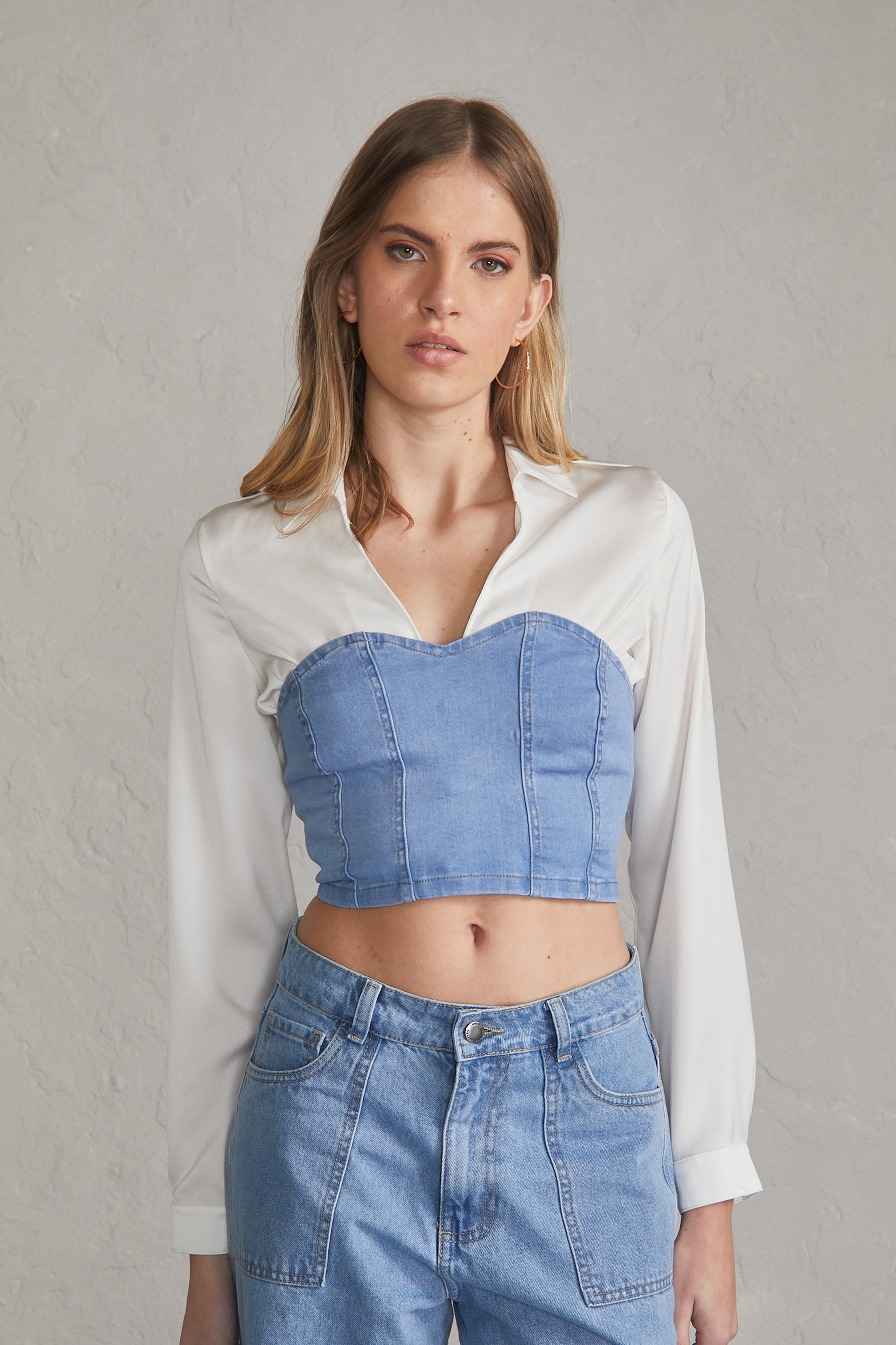Corset Manuela - Celeste