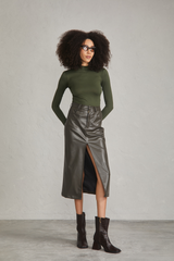 Leather Skirt