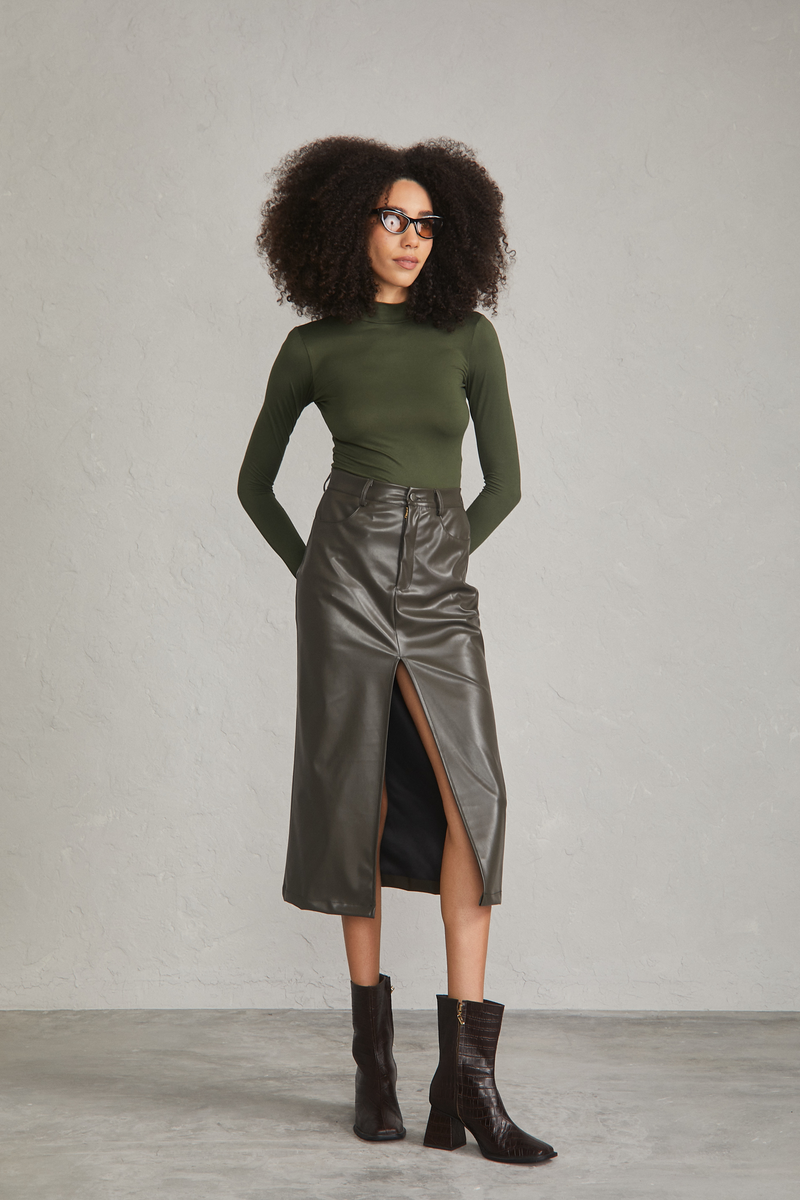Leather Skirt